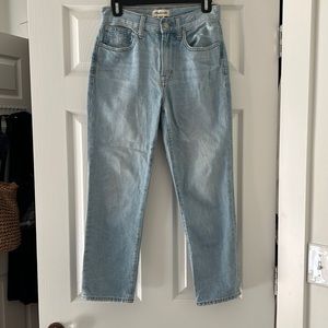 Madewell perfect vintage jean light wash